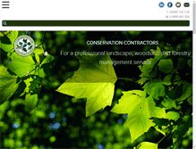 Tablet Screenshot of conservation-contractors.co.uk